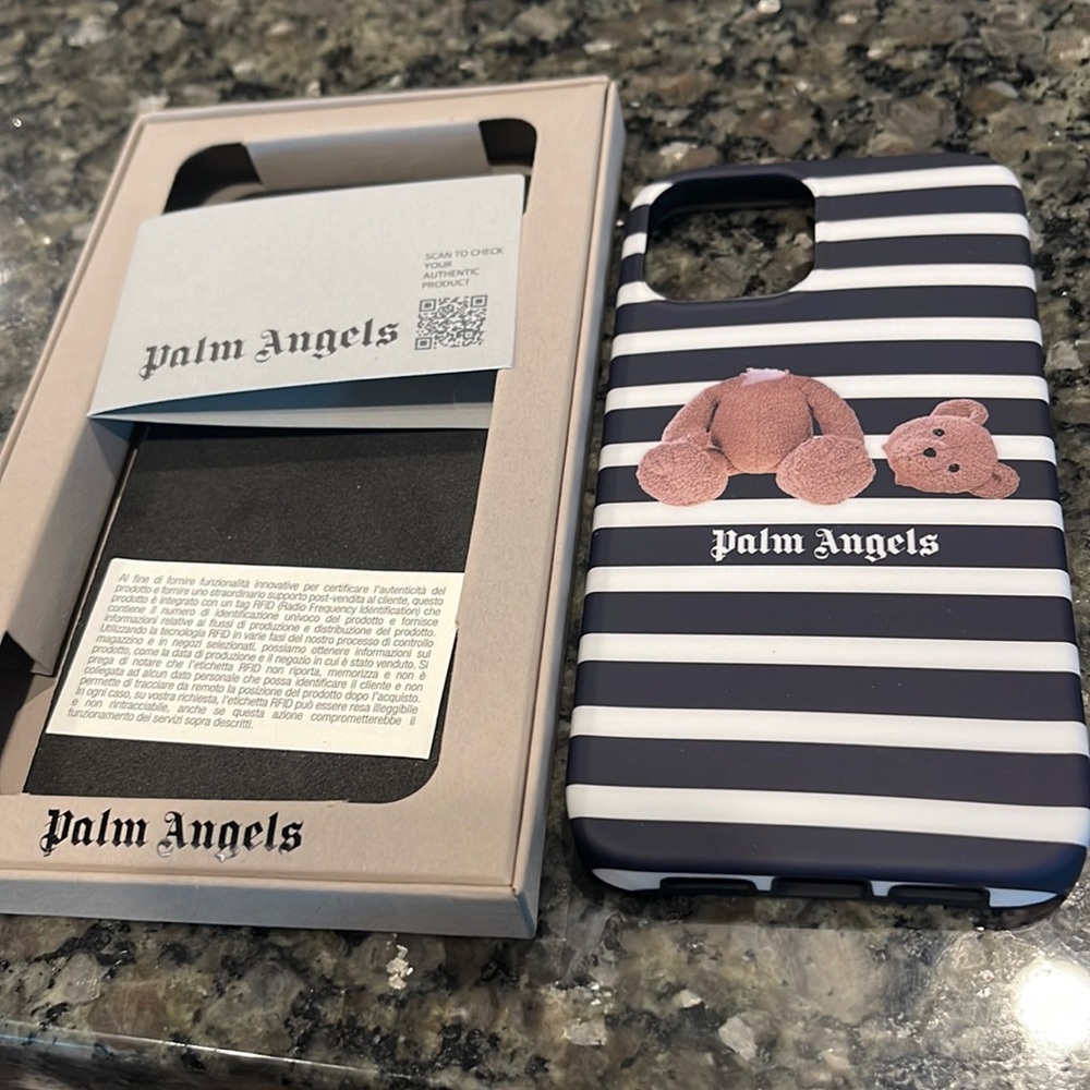 New in box bear palm angels iPhone 12 pro phone case